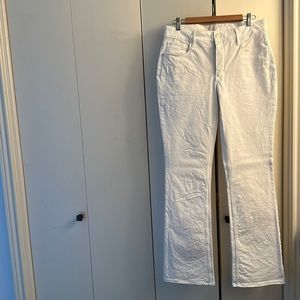 WHBM Sculpt White Denim Jeans (8)